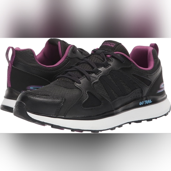 SKECHERS Performance GO RUN Adventure trail running walking shoes sneakers black - Picture 1 of 9